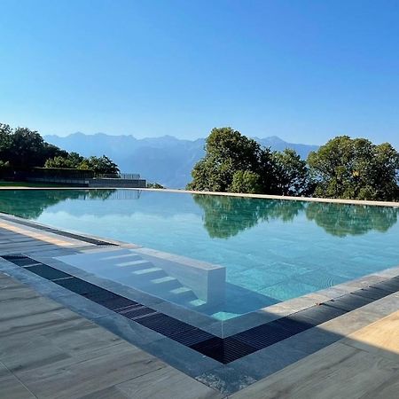 Les Terrasses De Lavaux 1 - Appartement De Luxe Avec Vue Panoramique Et Piscine Puidoux Esterno foto